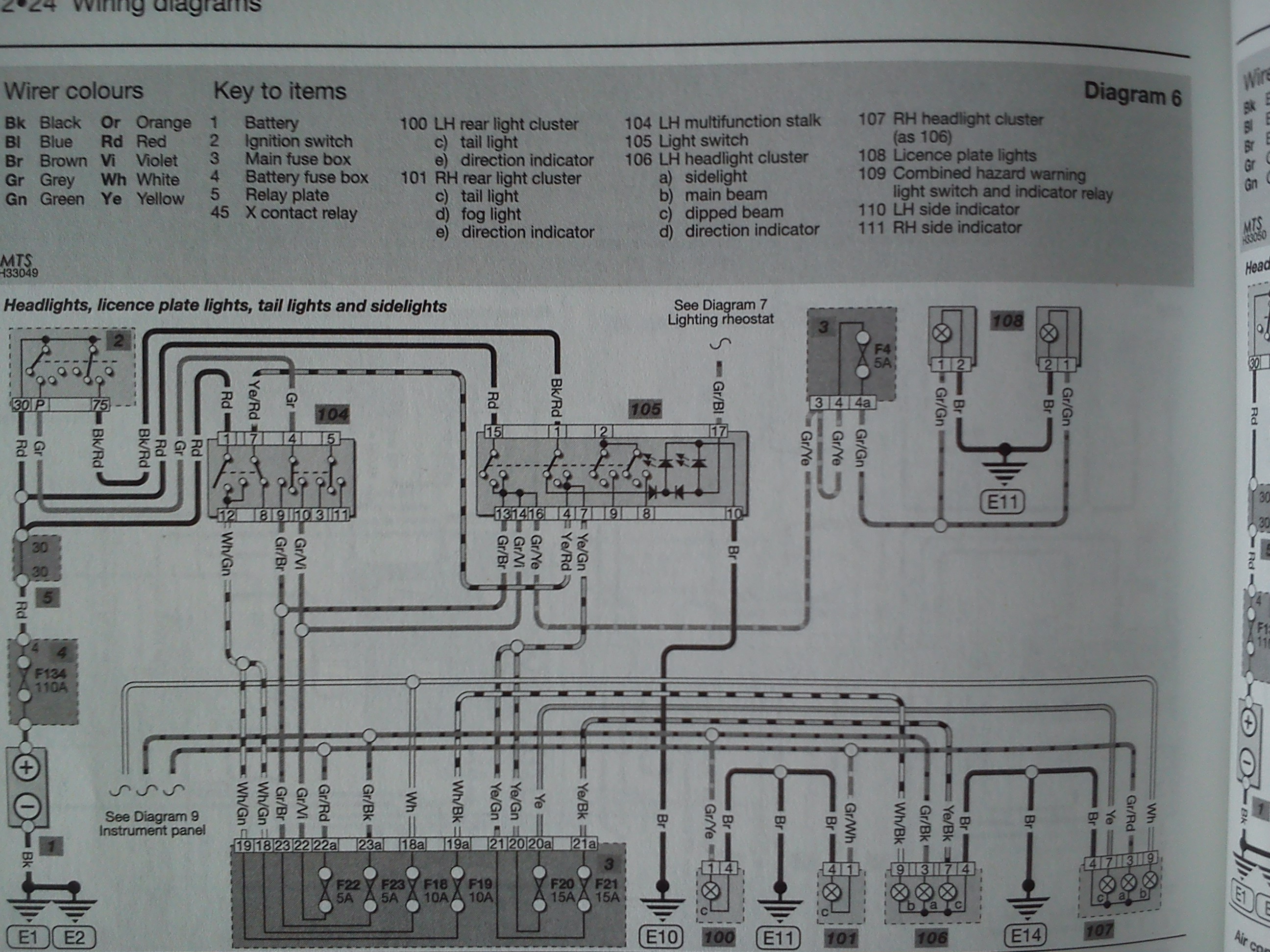 tail light cluster wiring diagram | Audi-Sport.net