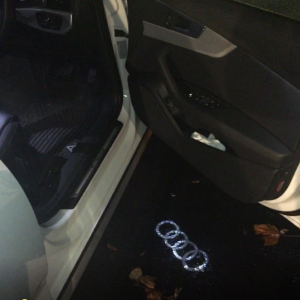 audi approved door puddle lights