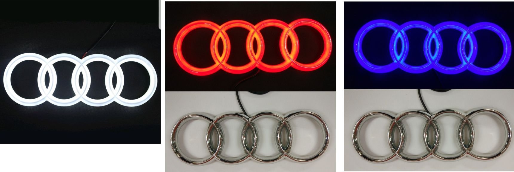 Illuminated Audi Rings Various