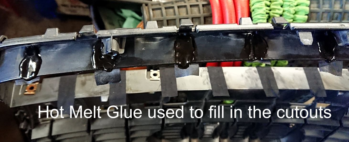 09 Hot Melt  Glue to fill Holes