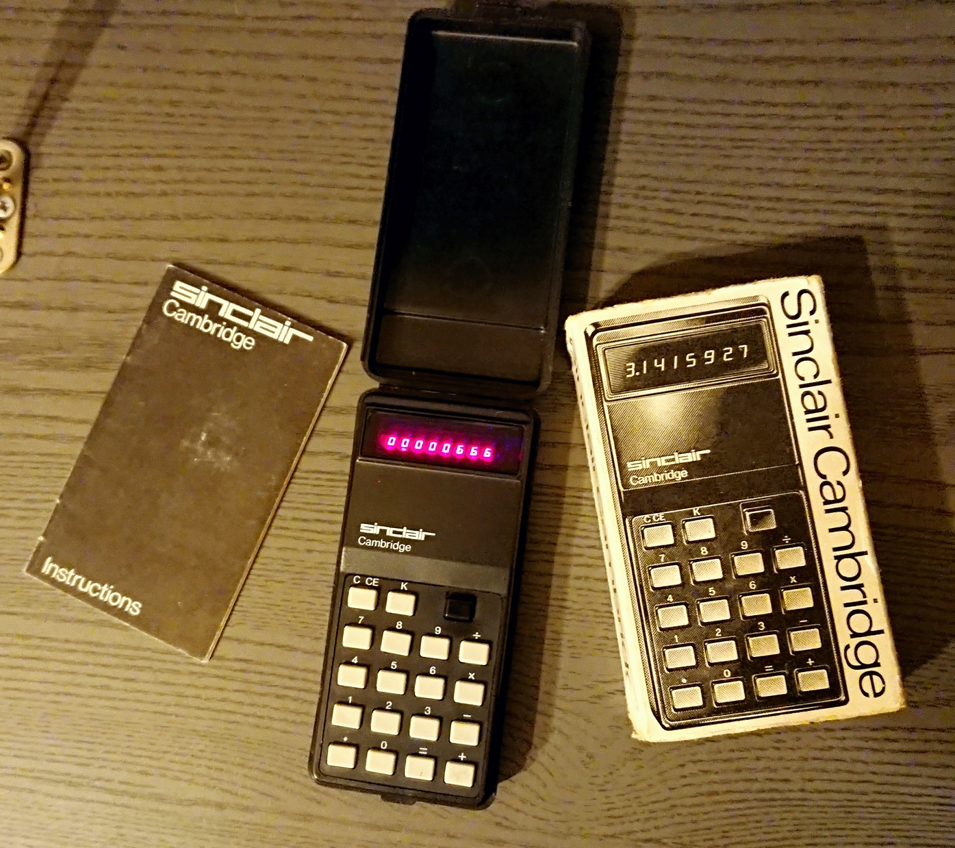 Sinclair Cambgridge Calculator