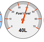A6 dash flashed with S3 fuel level