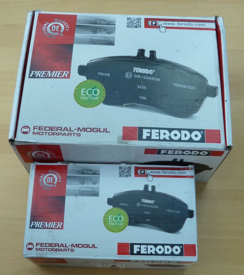 SQ5 Ferodo ECO FRICTION pads