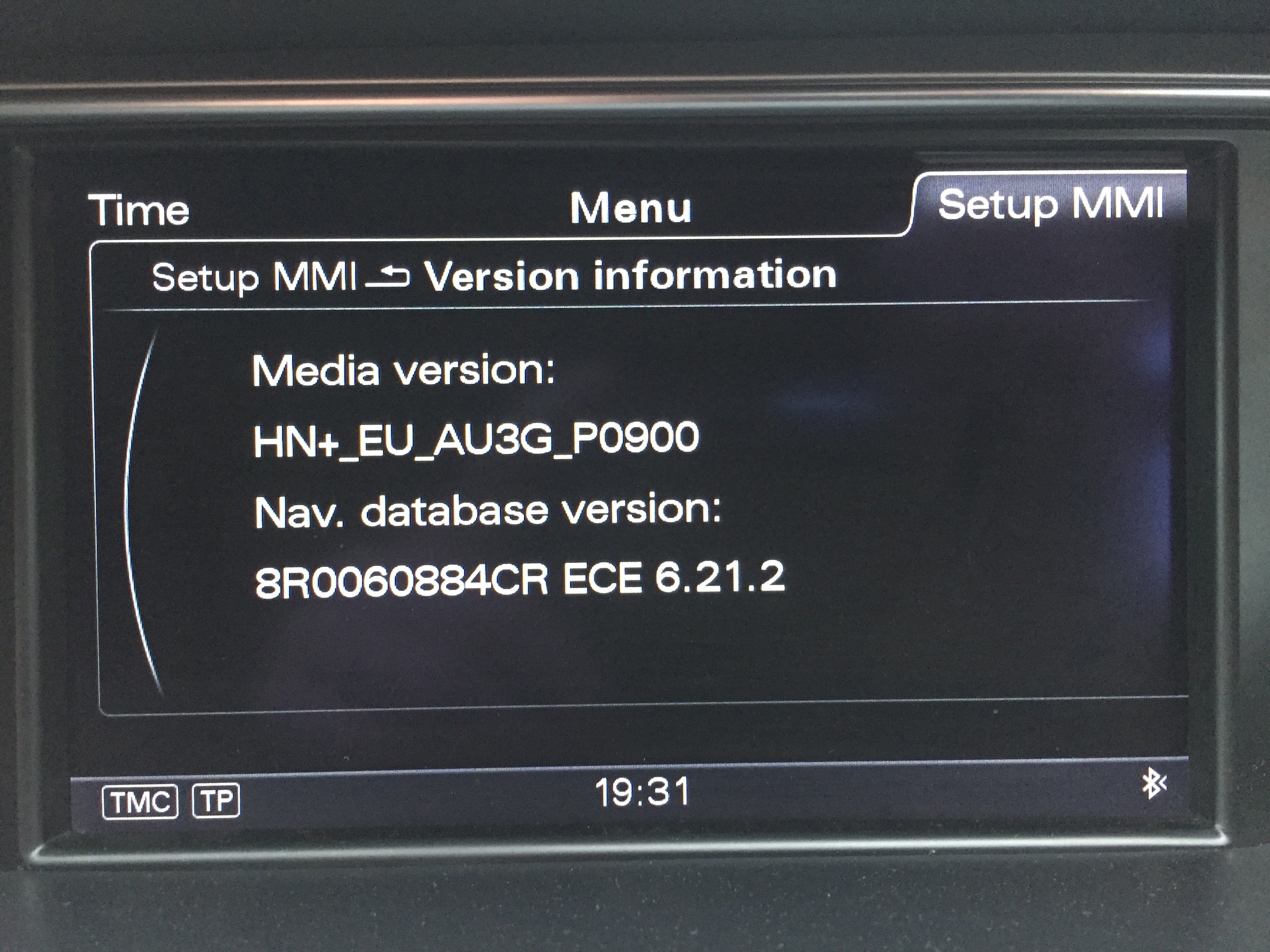 Audi A4 Allroad current firmware