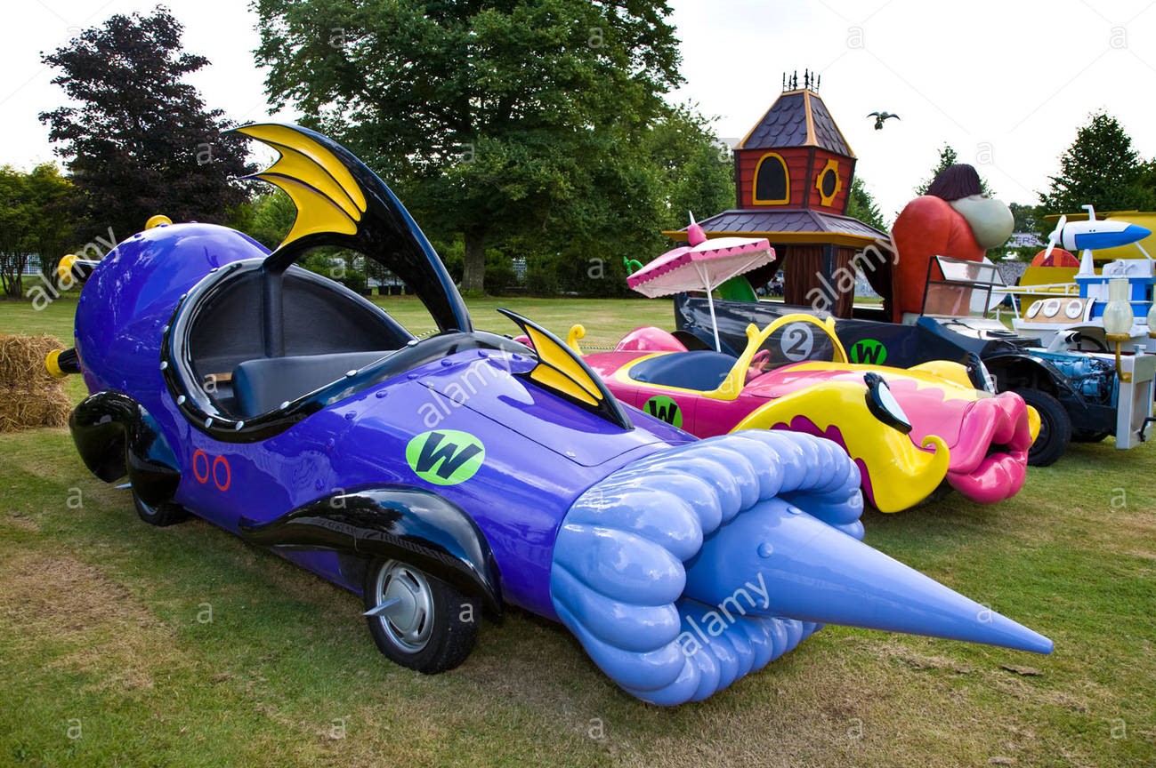 Wacky racers at goodwood festival of speed sussex uk B49202