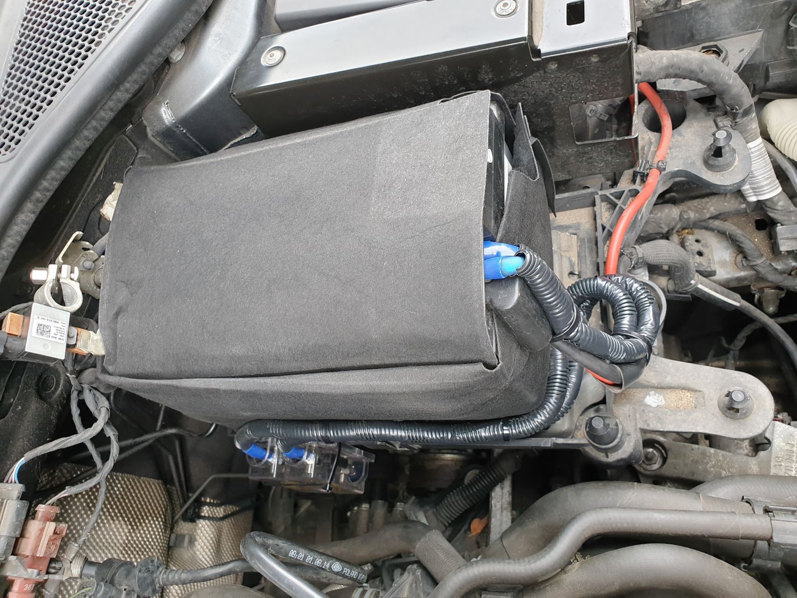 Fuse holder and power in engine bay