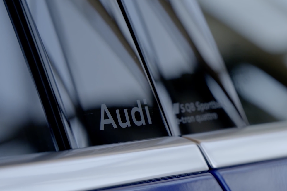 Audi etching