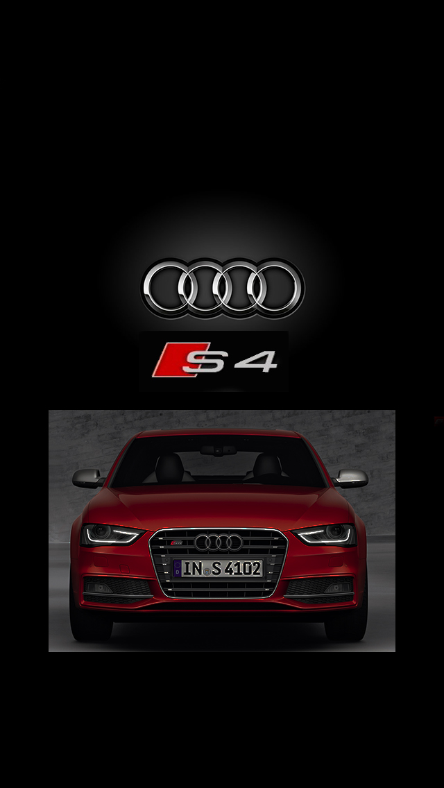 Audi iPhone S4 screensaver with car