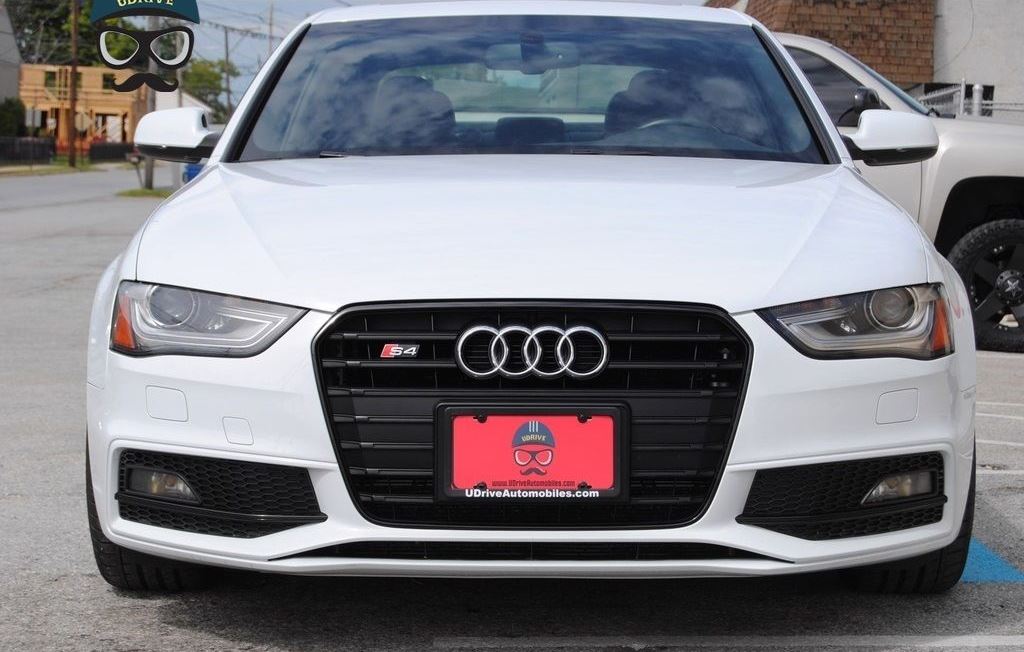 Audi S4 with license plate on front