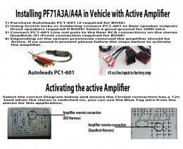 PF71A3A A4A installation for active amplifier