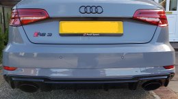 Audi number plate holder