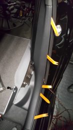 Rear pdc rear nearside door trim removal s
