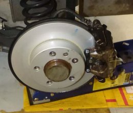 A1 POR15 rear brake disc
