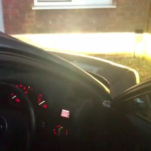Automatic headlight modification with coming/leaving home lights
